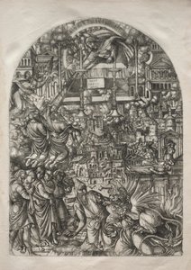 The Apocalypse: The Measurement of the Temple, 1546-1556. av Jean Duvet