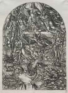 Apokalypsen: Öppnandet av det sjunde inseglet, 1561. av Jean Duvet