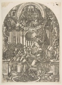 Johannes evangelistens uppenbarelse, från Apocalypse.n.d. av Jean Duvet