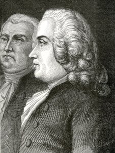 Franska revolutionen 1789-1799 Tronchet och Malesherbes Guillaume Chretien de Lamoignon de Malesherbes av Jean Edouard (1824 99) Dargent
