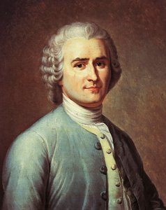Porträtt av Jean-Jacques Rousseau (målning) av Jean Edouard Lacretelle