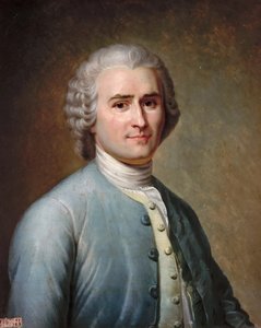 Porträtt av Jean-Jacques Rousseau 1712-1778 av Jean Edouard Lacretelle