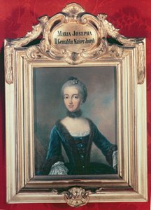 Maria Josepha av Bayern, andra hustru till Joseph II (1741-90), den helige romerske kejsaren