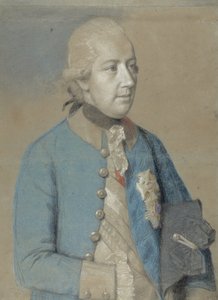 Porträtt av Josef II av Österrike (1741-90), romersk-tysk kejsare och senare kung av Ungern och Böhmen av Jean Étienne Liotard