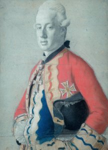 Porträtt av ärkehertig Maximilian Franz av Österrike (1756-1801), senare ärkebiskop och kurfurste av Köln och prins biskop av Münster av Jean Étienne Liotard