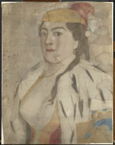 Porträt einer unbekannten Frau aus Istanbul von Jean-Étienne Liotard