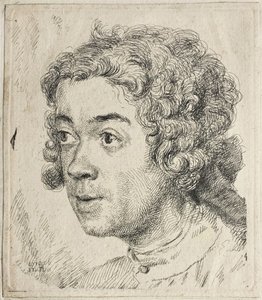 Självporträtt, ca 1731. av Jean Étienne Liotard