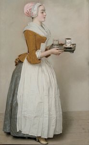 Chokladflickan La Belle Chocolatière de Vienne, ca. 1745