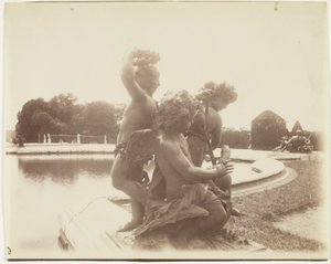 Versailles, vattenträdgård av Jean Eugène Auguste Atget