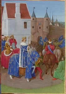 Johannes II den godes inträde av Jean Fouquet