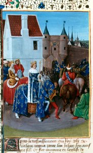 Johannes II:s inresa till Paris, 1300-talet, 1455-1460. av Jean Fouquet