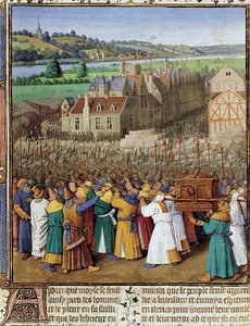 Jerikos fall, ca 1465-70 av Jean Fouquet