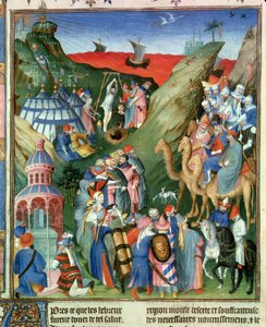 Fr 247 f.49 Tome 1 Hebréer i öknen, illustration från 