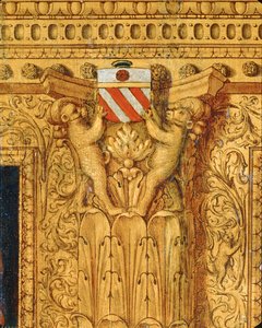 Guillaume Jouvenel des Ursins, baron de Trainel, kansler i Frankrike under Karl VII och Ludvig XI ... av Jean Fouquet