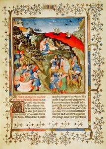 Ms Fr.247 f.25 Berättelsen om Josef, illustration, från  av Jean Fouquet