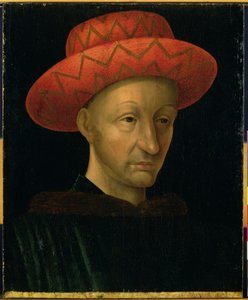 Porträtt av Karl VII (1403-61)