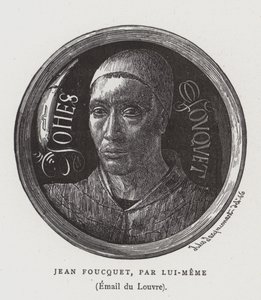 Självporträtt av den franske 1400-talets målare Jean Fouquet av Jean Fouquet