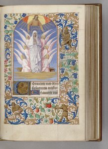 The Assumption of the Virgin Time Book of Hours, 1450-1499 av Jean Fouquet