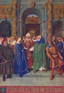 Jungfruns bröllop, c1455, 1939 av Jean Fouquet