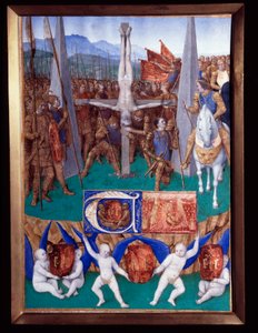 Sankt Peters martyrskap Miniature hämtat från "The Book of Hours of Etienne Chevalier" av Jean Fouquet (1420-1477/1481) av Jean Fouquet