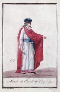 Medlem av de femhundras råd under Directoire-perioden, 1795-99 av Jean Francois Garneray