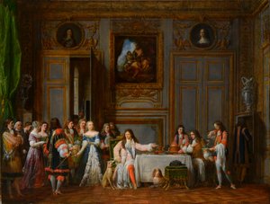 Molière hedrad av Ludvig XIV, 1824.