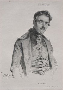 Antoine-Louis Barye. av Jean Francois Gigoux