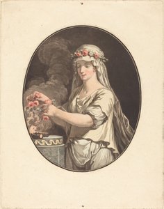 Den unge vestalen. av Jean Francois Janinet