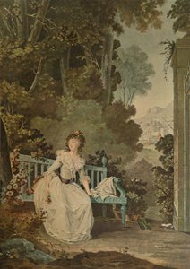 Madame Dugazon, 1770, 1913 av Jean Francois Janinet