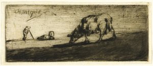 Ett får som betar av Jean Francois Millet
