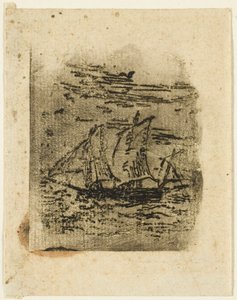 Ett fartyg under segel av Jean Francois Millet