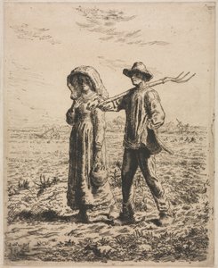 Ska till jobbet av Jean Francois Millet