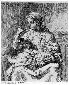 Gröten, 1861 1924 av Jean Francois Millet