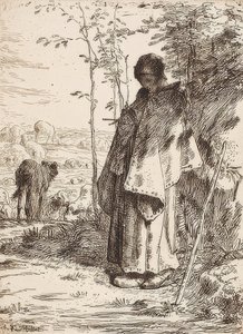 La Grande Bergère (Herdin). 1862 av Jean Francois Millet