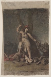 Liberty, troligen 1848. av Jean Francois Millet