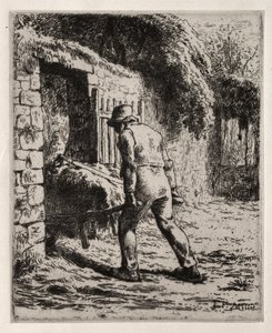 Bonde som återvänder från gödselhögen av Jean Francois Millet