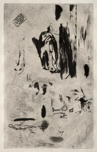 Tallrik med skisser. av Jean Francois Millet