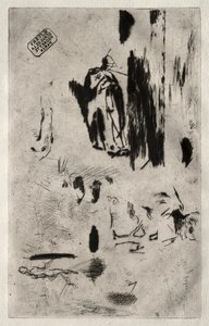 Tallrik med skisser av Jean Francois Millet