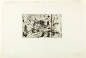 Skisser över tre ämnen av Jean Francois Millet