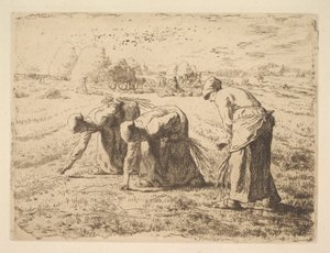 The Gleaners, 1834-75. av Jean Francois Millet