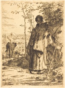 Den stora herdinnan (La grande bergere) av Jean Francois Millet