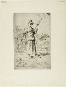 Spinnern av Jean Francois Millet