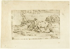 De två korna av Jean Francois Millet