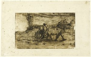 De två korna av Jean Francois Millet