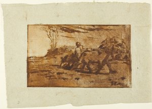 De två korna av Jean Francois Millet