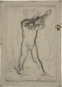 Vedhuggaren av Jean Francois Millet