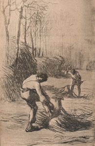 Vedhuggarna, c1853 av Jean Francois Millet