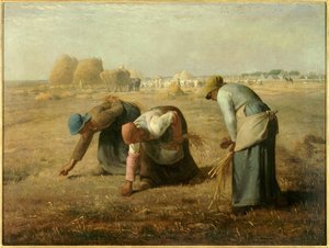 Plockarna. Målning av Jean Francois Millet (1814 - 1875) av Jean Francois Millet