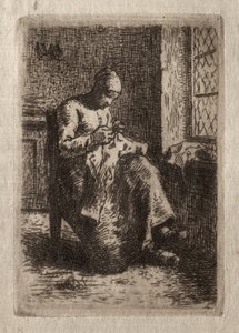 Kvinnasömnad. av Jean Francois Millet