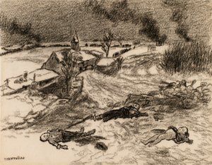 Efter slaget av Jean Francois Raffaelli